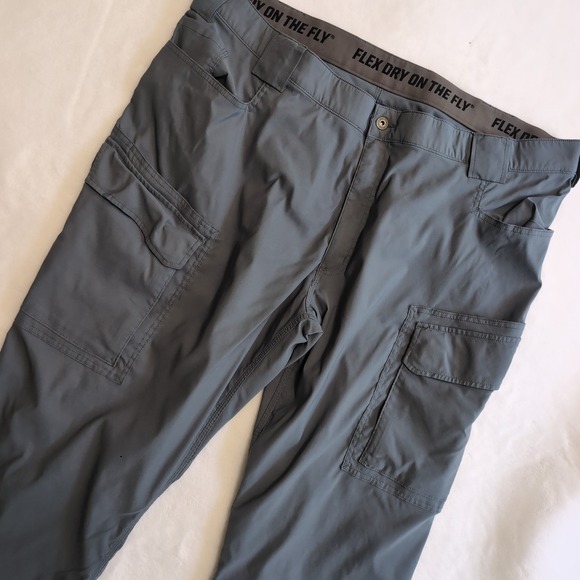 Duluth Trading Co Other - Duluth Trading Co Dry on the Fly Cargo Pants Mens 46x30 Gray Relaxed Fit Stretch